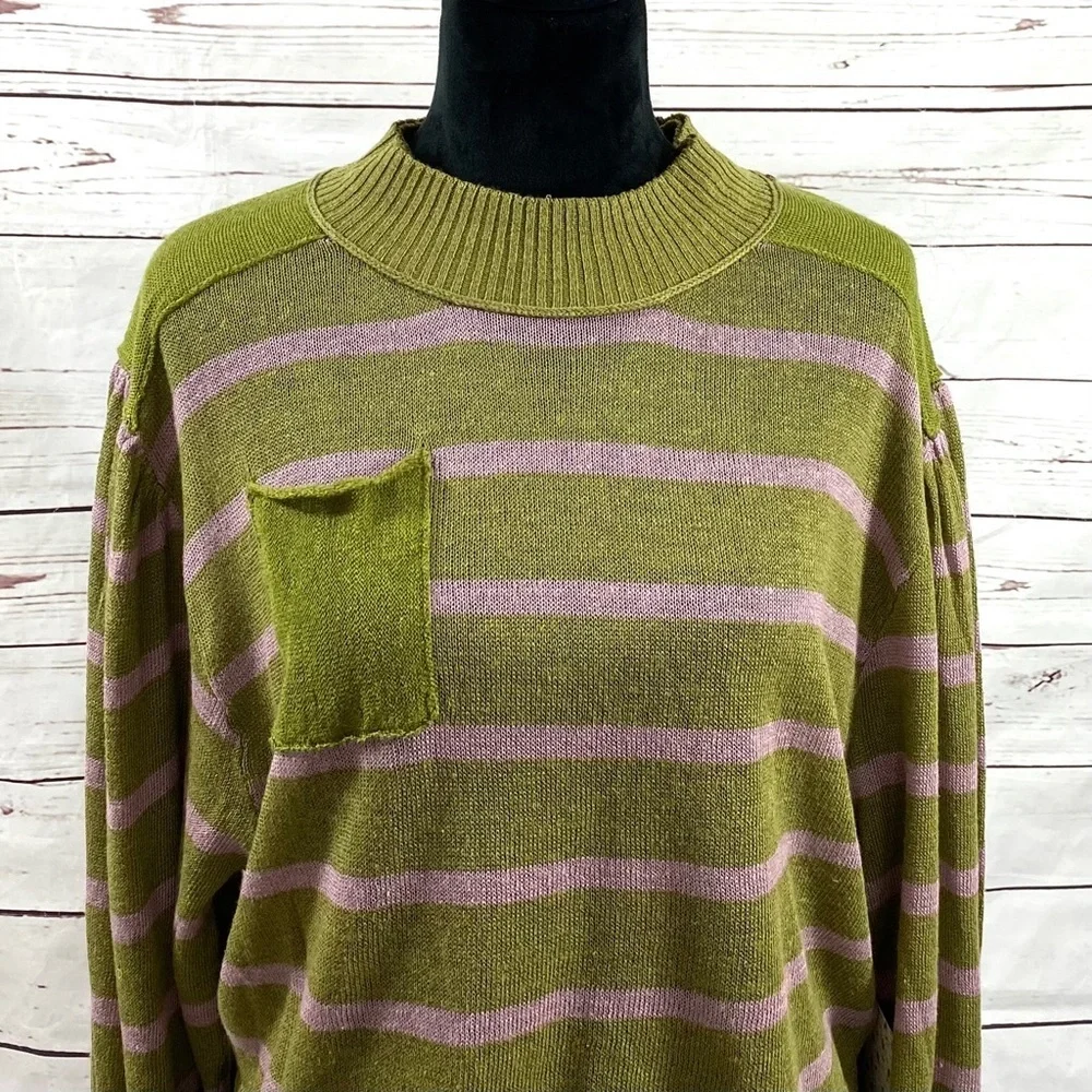 Free‎ People Between The Lines Sweater Size L